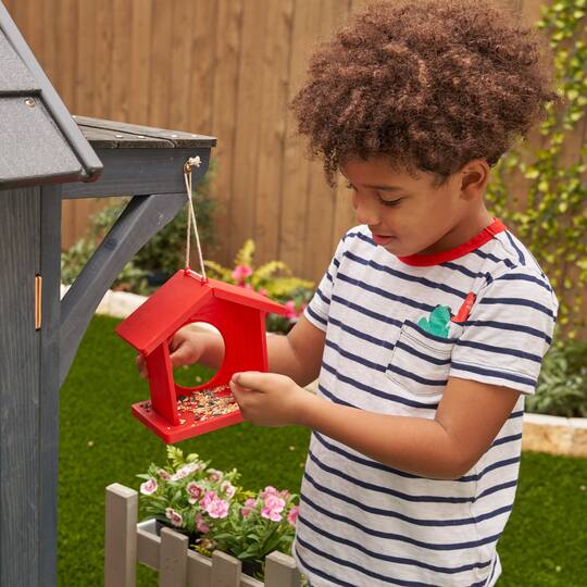 KidKraft Navy Wooden Riverscape Playhouse Set